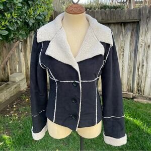 Blanc Noir Karma Raw Black Moto Jacket